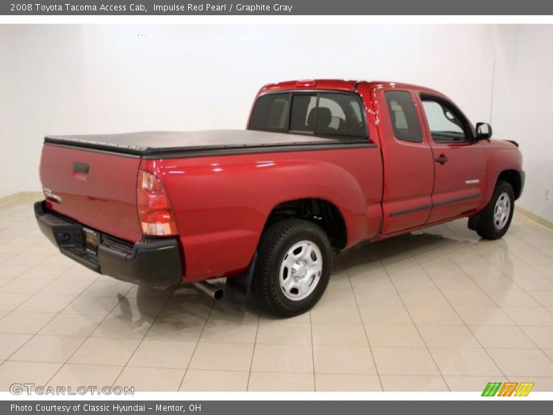 Impulse Red Pearl / Graphite Gray 2008 Toyota Tacoma Access Cab
