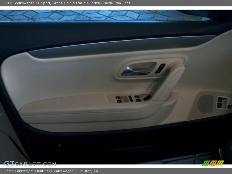 White Gold Metallic / Cornsilk Beige Two Tone 2010 Volkswagen CC Sport