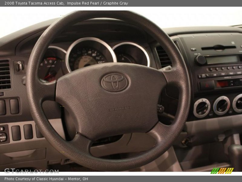 Impulse Red Pearl / Graphite Gray 2008 Toyota Tacoma Access Cab