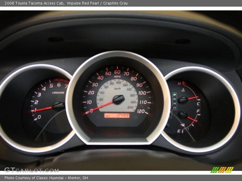 Impulse Red Pearl / Graphite Gray 2008 Toyota Tacoma Access Cab
