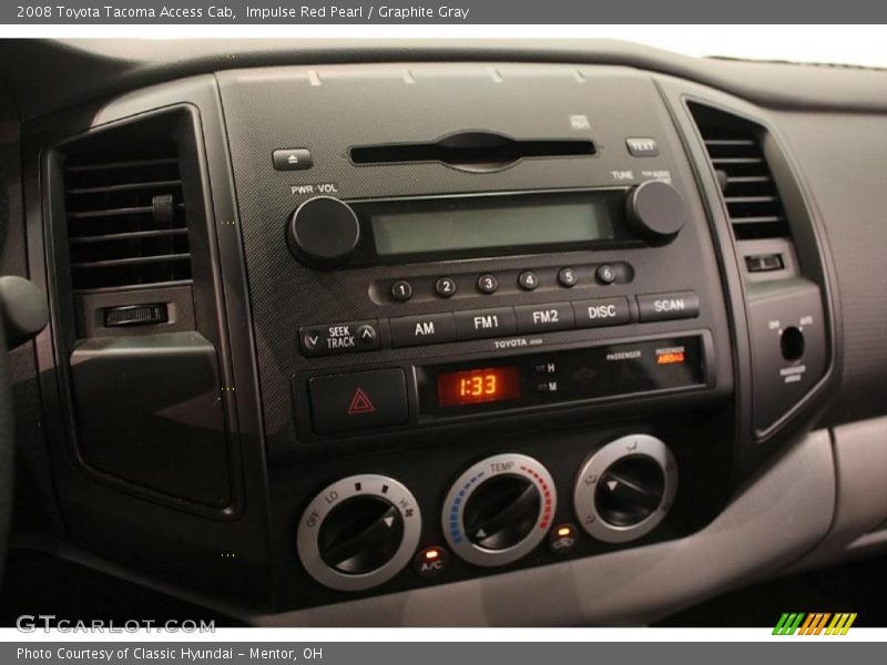 Impulse Red Pearl / Graphite Gray 2008 Toyota Tacoma Access Cab