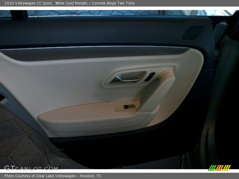 White Gold Metallic / Cornsilk Beige Two Tone 2010 Volkswagen CC Sport