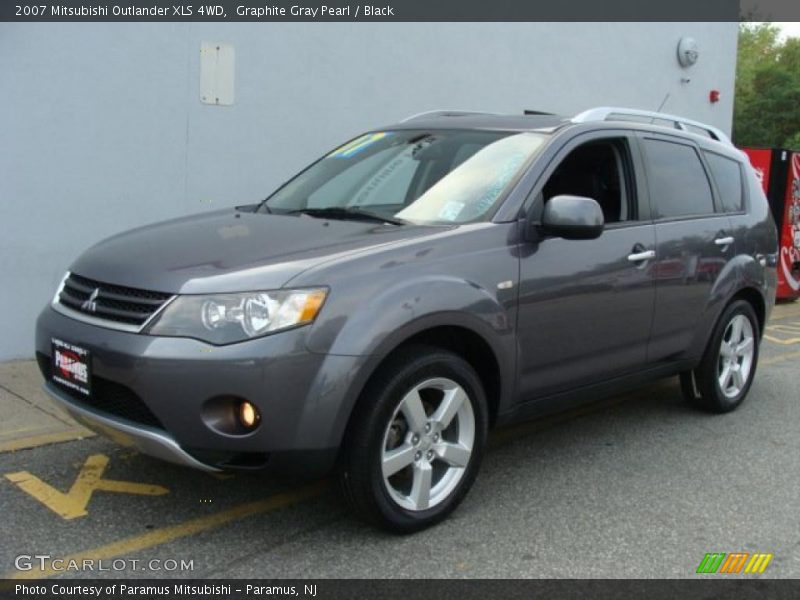 Graphite Gray Pearl / Black 2007 Mitsubishi Outlander XLS 4WD