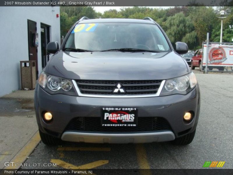Graphite Gray Pearl / Black 2007 Mitsubishi Outlander XLS 4WD