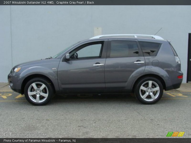 Graphite Gray Pearl / Black 2007 Mitsubishi Outlander XLS 4WD