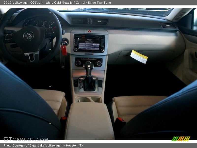 White Gold Metallic / Cornsilk Beige Two Tone 2010 Volkswagen CC Sport