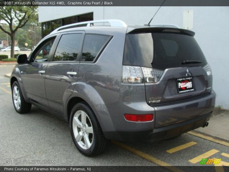 Graphite Gray Pearl / Black 2007 Mitsubishi Outlander XLS 4WD