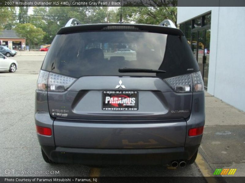 Graphite Gray Pearl / Black 2007 Mitsubishi Outlander XLS 4WD