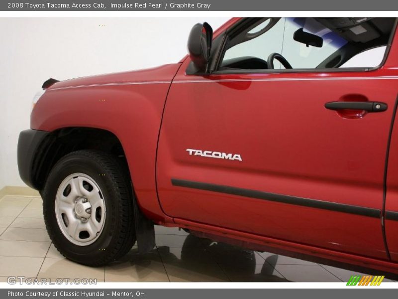 Impulse Red Pearl / Graphite Gray 2008 Toyota Tacoma Access Cab