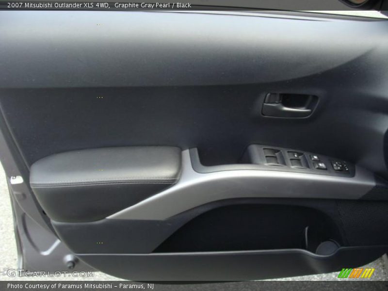 Graphite Gray Pearl / Black 2007 Mitsubishi Outlander XLS 4WD