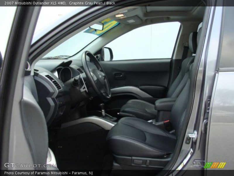 Graphite Gray Pearl / Black 2007 Mitsubishi Outlander XLS 4WD