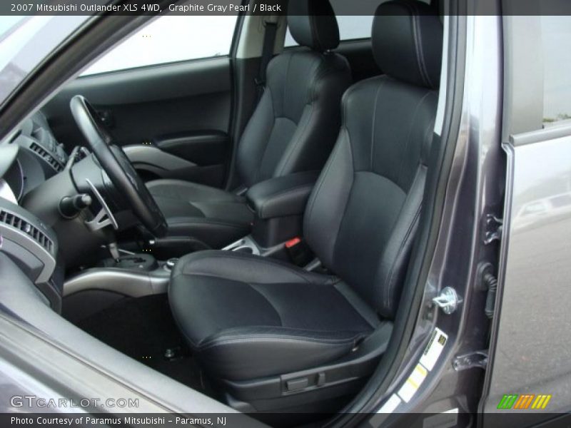 Graphite Gray Pearl / Black 2007 Mitsubishi Outlander XLS 4WD