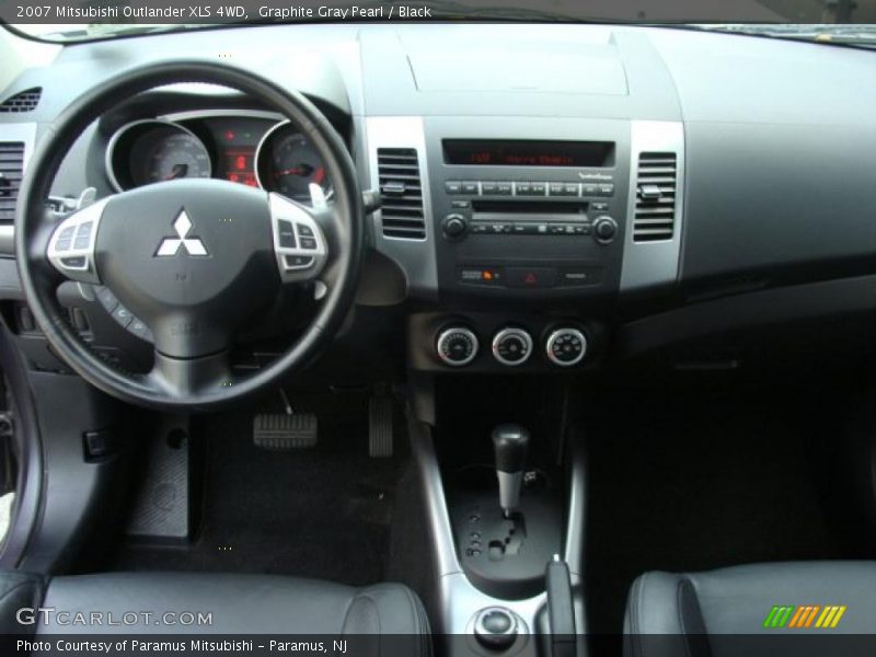 Graphite Gray Pearl / Black 2007 Mitsubishi Outlander XLS 4WD