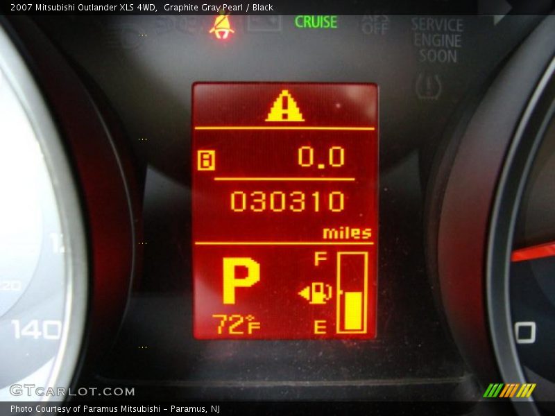 Graphite Gray Pearl / Black 2007 Mitsubishi Outlander XLS 4WD