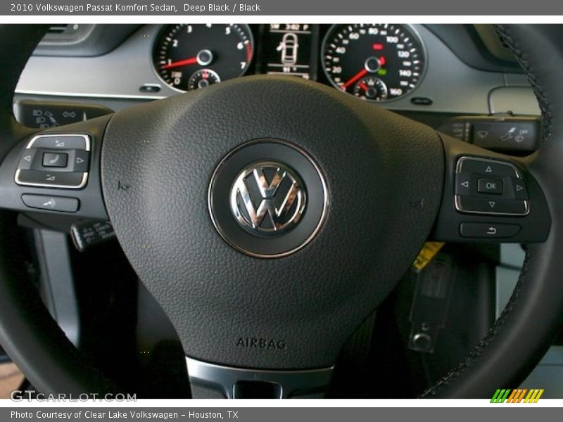 Deep Black / Black 2010 Volkswagen Passat Komfort Sedan
