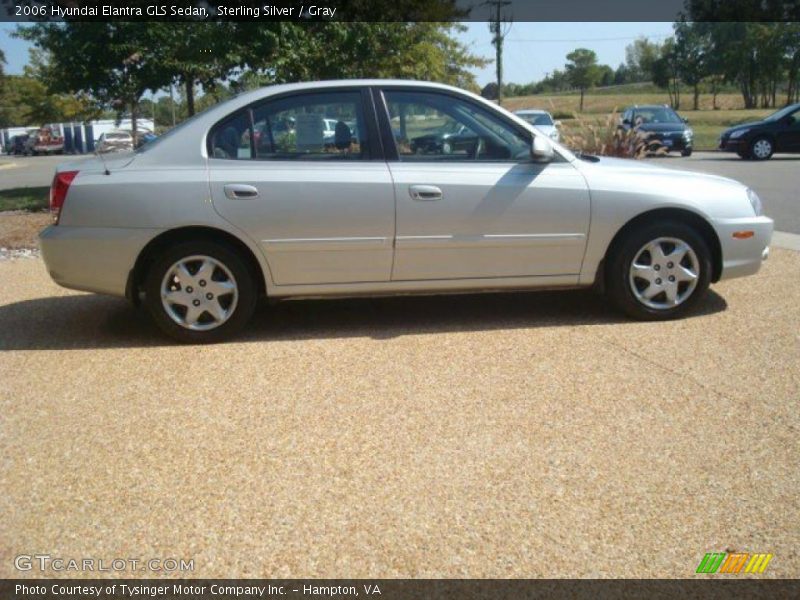 Sterling Silver / Gray 2006 Hyundai Elantra GLS Sedan