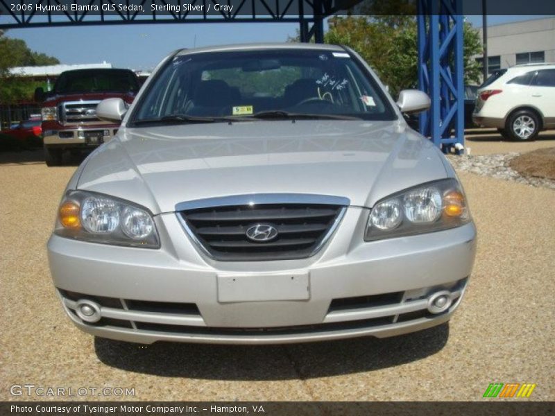 Sterling Silver / Gray 2006 Hyundai Elantra GLS Sedan