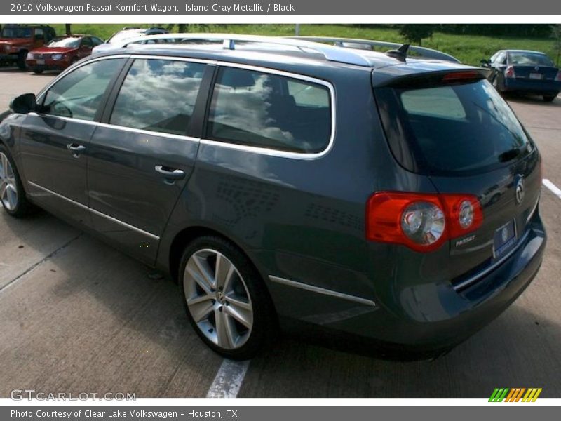 Island Gray Metallic / Black 2010 Volkswagen Passat Komfort Wagon