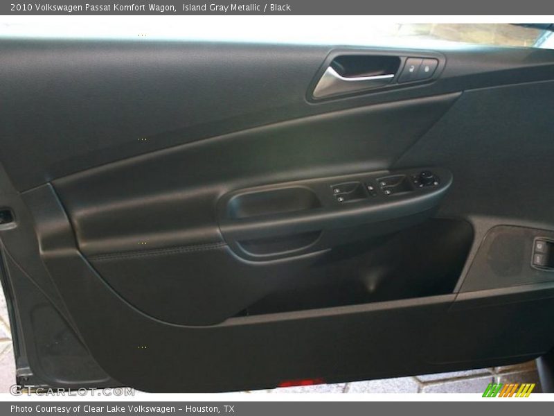 Island Gray Metallic / Black 2010 Volkswagen Passat Komfort Wagon