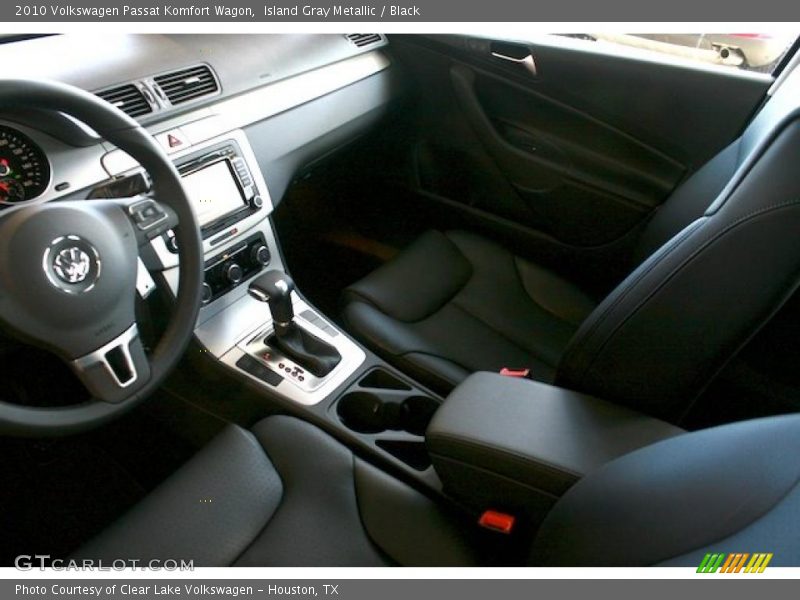 Island Gray Metallic / Black 2010 Volkswagen Passat Komfort Wagon