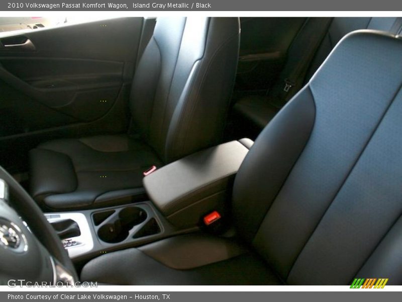 Island Gray Metallic / Black 2010 Volkswagen Passat Komfort Wagon
