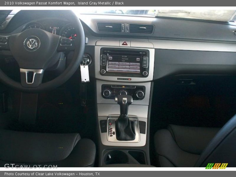 Island Gray Metallic / Black 2010 Volkswagen Passat Komfort Wagon