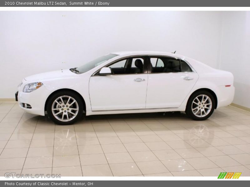 Summit White / Ebony 2010 Chevrolet Malibu LTZ Sedan