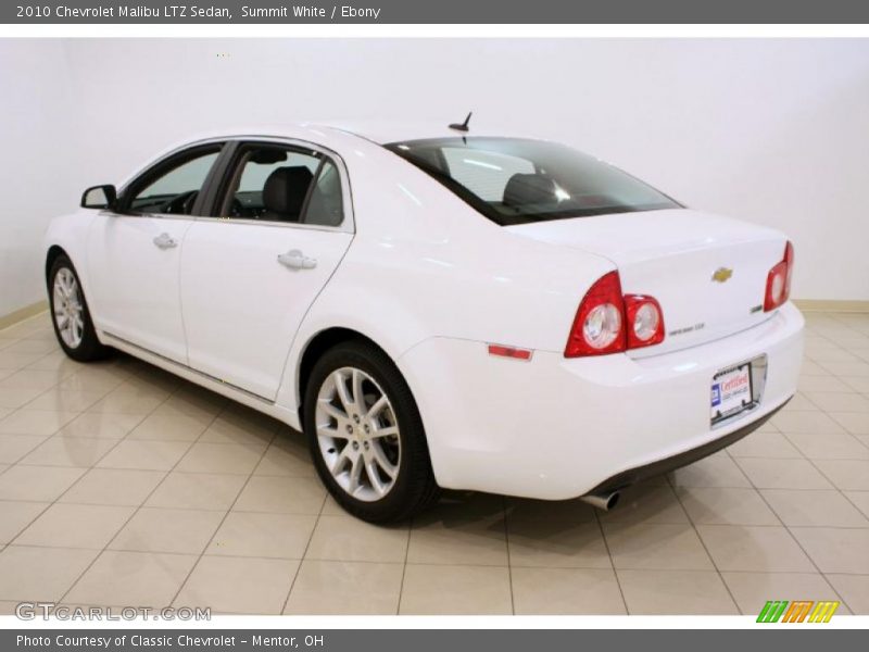 Summit White / Ebony 2010 Chevrolet Malibu LTZ Sedan