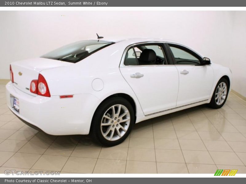 Summit White / Ebony 2010 Chevrolet Malibu LTZ Sedan