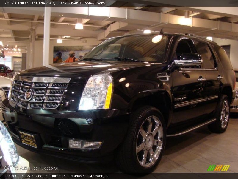 Black Raven / Ebony/Ebony 2007 Cadillac Escalade AWD