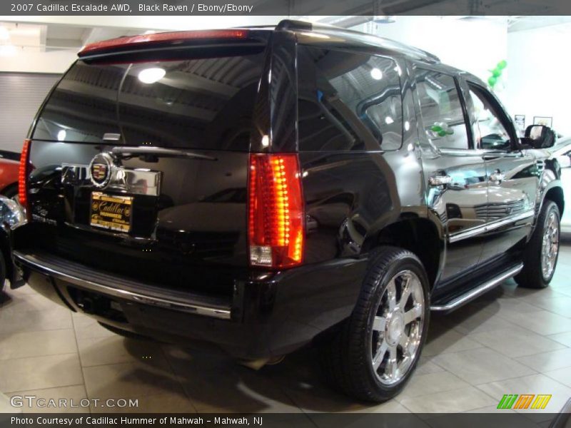 Black Raven / Ebony/Ebony 2007 Cadillac Escalade AWD