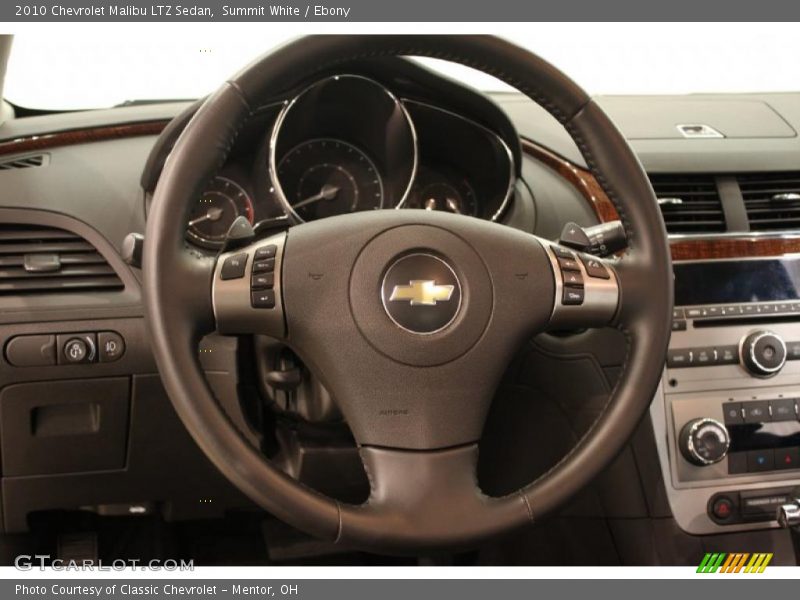 Summit White / Ebony 2010 Chevrolet Malibu LTZ Sedan