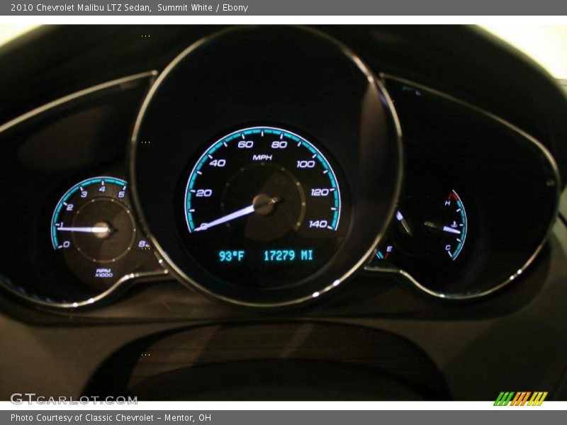 Summit White / Ebony 2010 Chevrolet Malibu LTZ Sedan