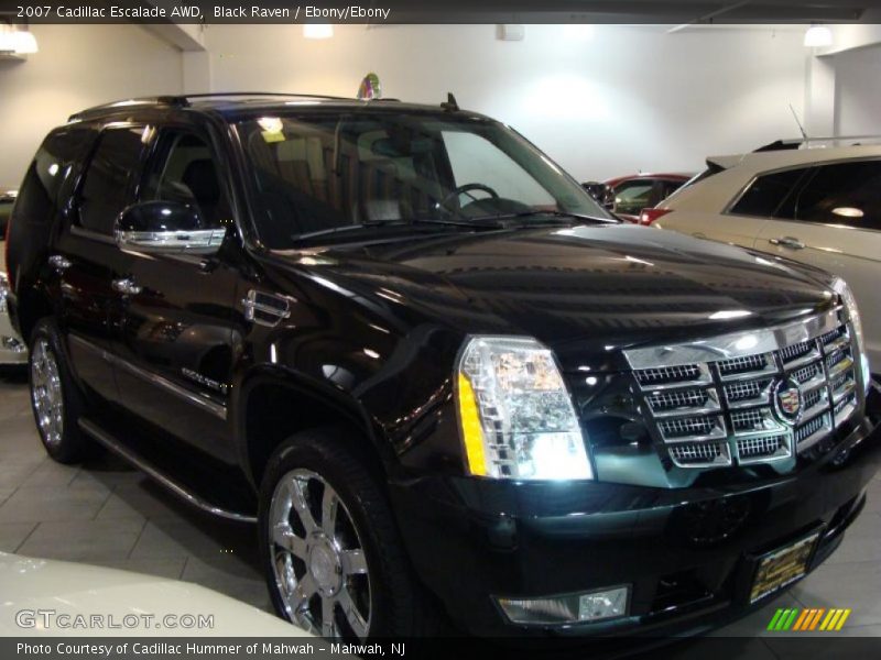 Black Raven / Ebony/Ebony 2007 Cadillac Escalade AWD