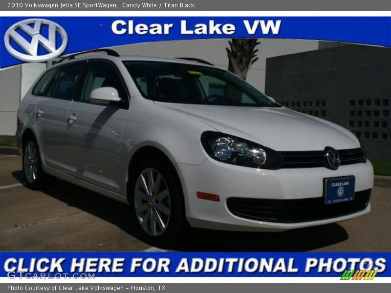 Candy White / Titan Black 2010 Volkswagen Jetta SE SportWagen