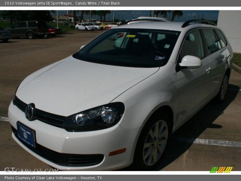Candy White / Titan Black 2010 Volkswagen Jetta SE SportWagen
