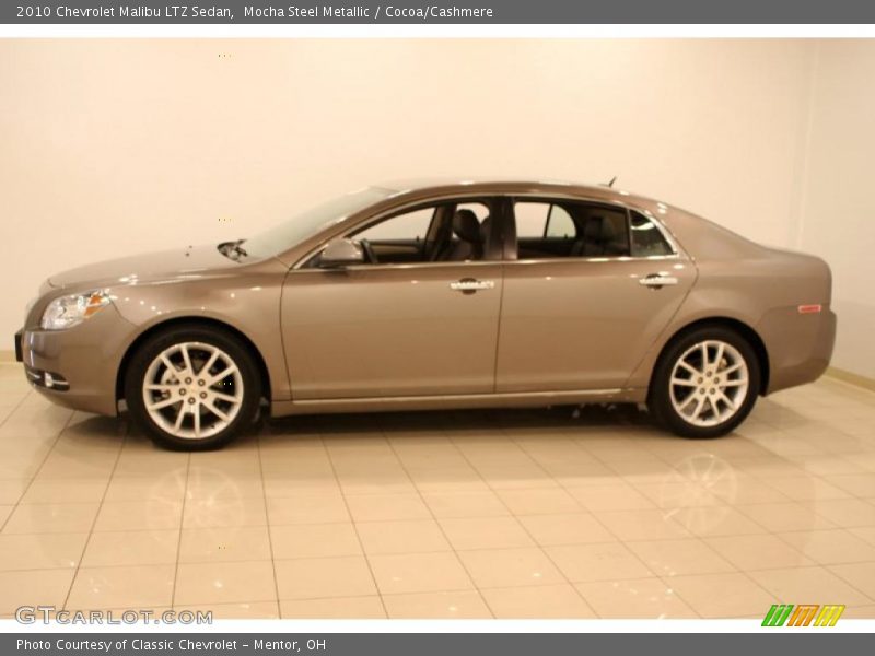 Mocha Steel Metallic / Cocoa/Cashmere 2010 Chevrolet Malibu LTZ Sedan