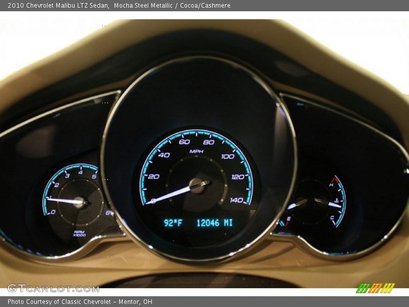 Mocha Steel Metallic / Cocoa/Cashmere 2010 Chevrolet Malibu LTZ Sedan
