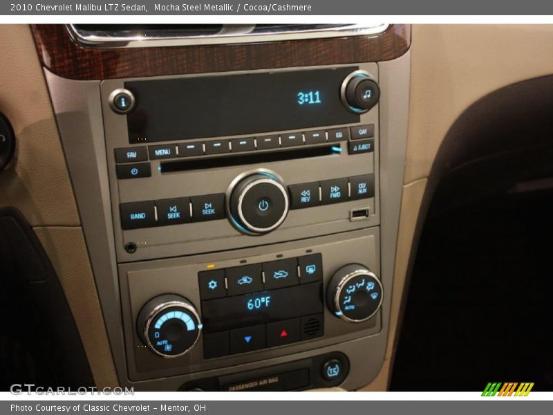 Mocha Steel Metallic / Cocoa/Cashmere 2010 Chevrolet Malibu LTZ Sedan