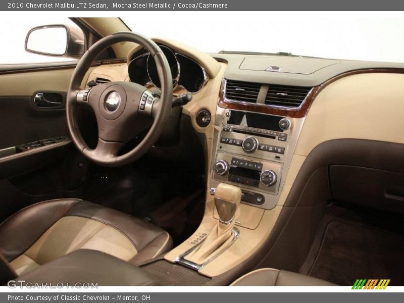 Mocha Steel Metallic / Cocoa/Cashmere 2010 Chevrolet Malibu LTZ Sedan