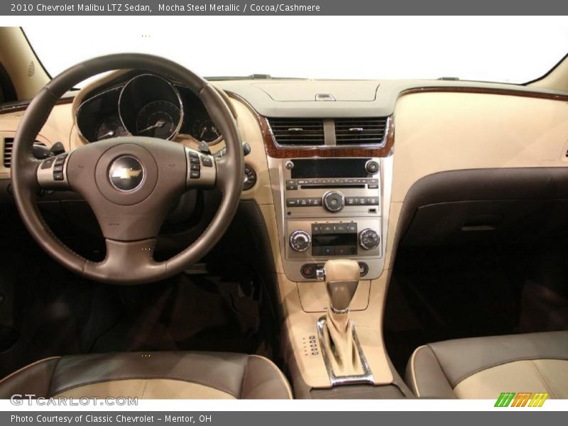 Mocha Steel Metallic / Cocoa/Cashmere 2010 Chevrolet Malibu LTZ Sedan