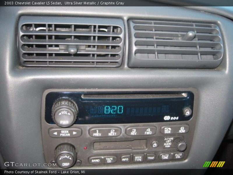 Ultra Silver Metallic / Graphite Gray 2003 Chevrolet Cavalier LS Sedan