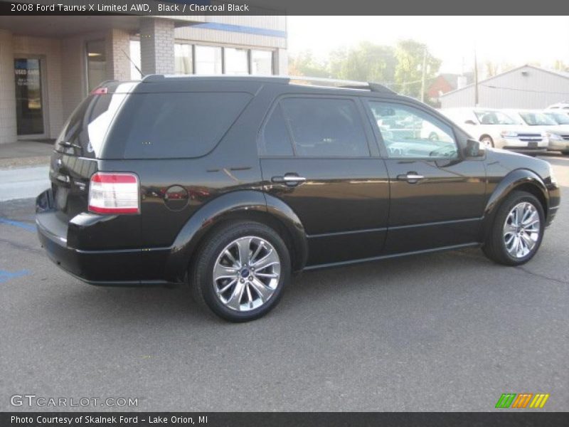 Black / Charcoal Black 2008 Ford Taurus X Limited AWD