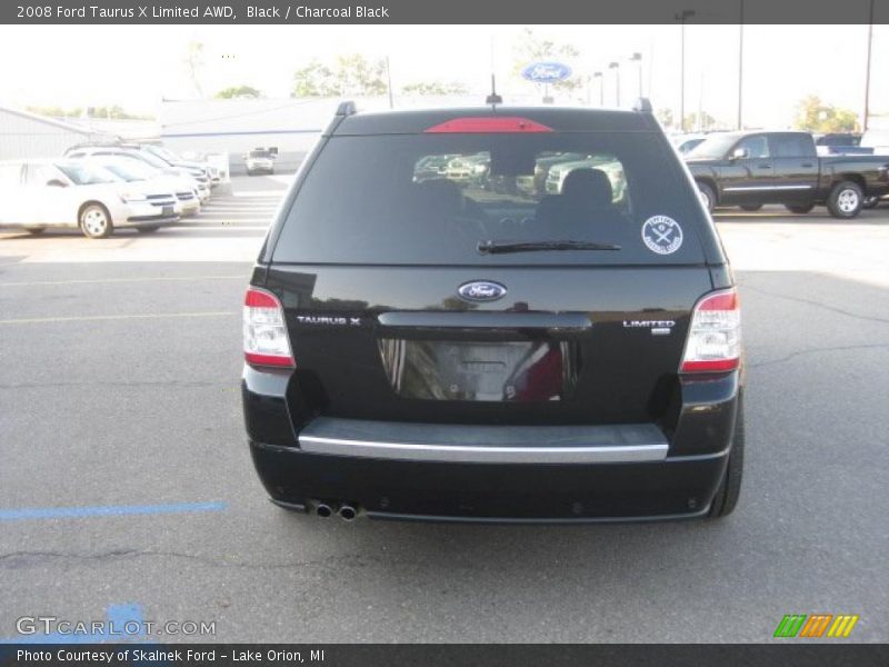 Black / Charcoal Black 2008 Ford Taurus X Limited AWD