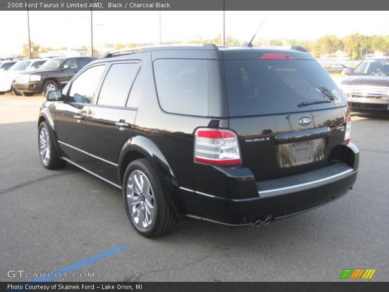 Black / Charcoal Black 2008 Ford Taurus X Limited AWD