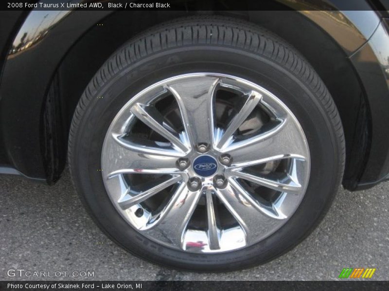 Black / Charcoal Black 2008 Ford Taurus X Limited AWD