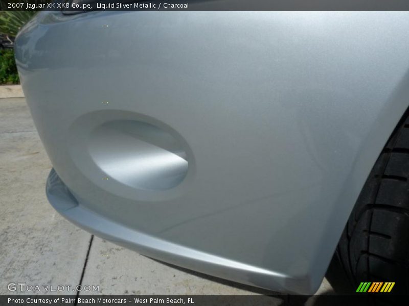 Liquid Silver Metallic / Charcoal 2007 Jaguar XK XK8 Coupe