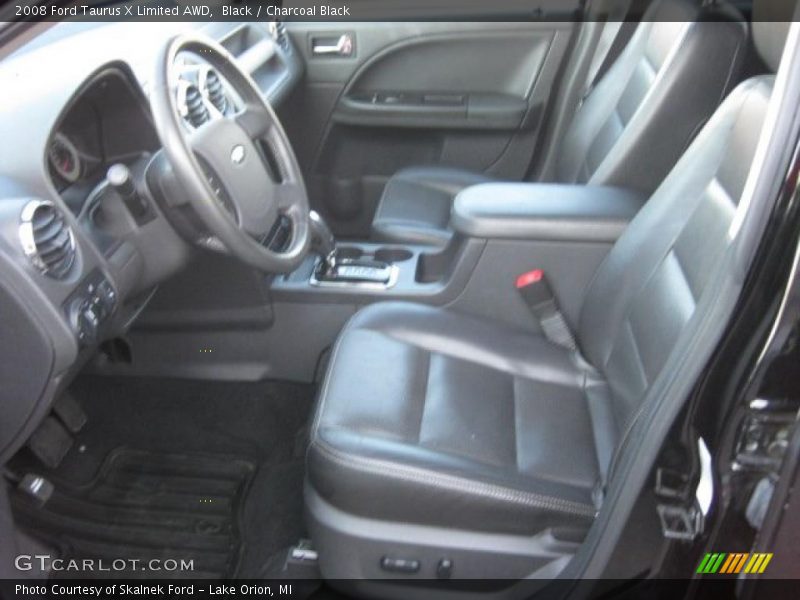 Black / Charcoal Black 2008 Ford Taurus X Limited AWD