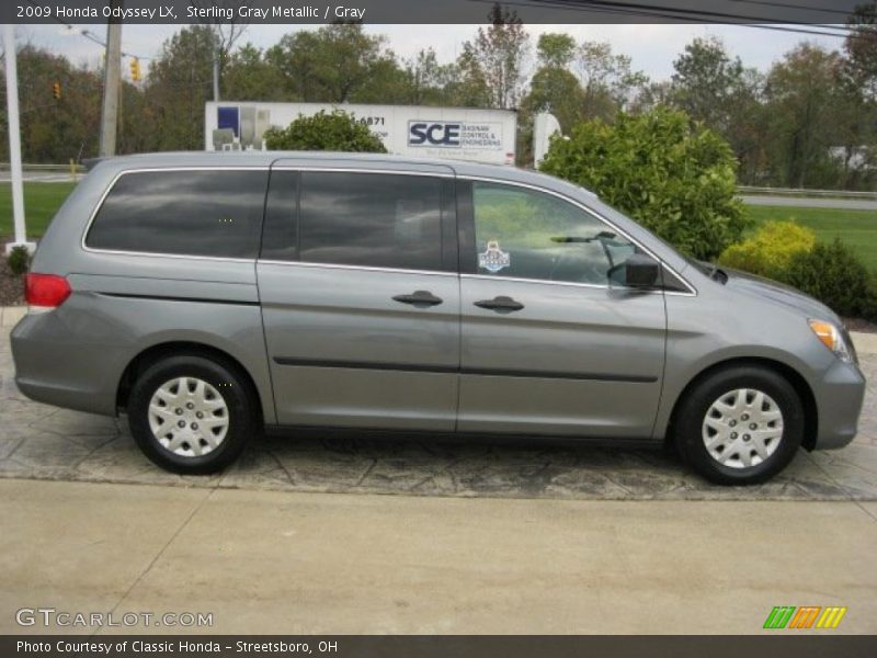 Sterling Gray Metallic / Gray 2009 Honda Odyssey LX