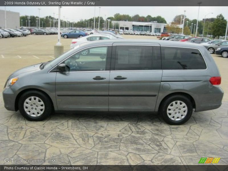 Sterling Gray Metallic / Gray 2009 Honda Odyssey LX